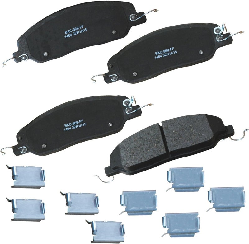 Bendix Premium SBC1464 Ceramic Front Brake Pads for Ford Mustang 2014-2011 - Image 1